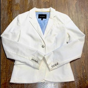 Banana Republic Patterned Double Breasted Blazer.